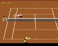 une photo d'Ã©cran de Super Tennis sur Nintendo Super Nes